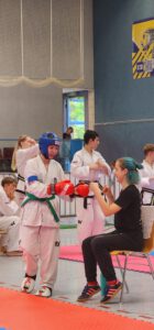 Teilnehmer vor dem Kampf